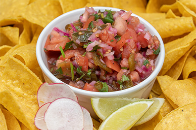 Chips and Salsa prepared for Mexican food delivery near Ashland, Cherry Hill NJ.