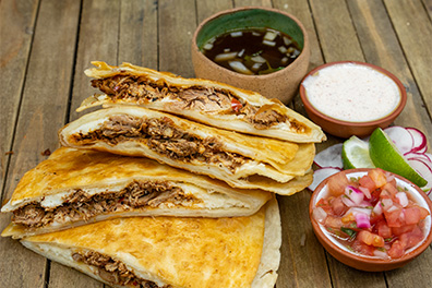 Quesadilla for Mexican delivery near Lawnside, NJ.