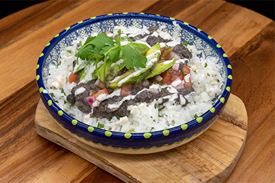 Rice Bowl for Mexican food delivery near Lawnside, New Jersey.
